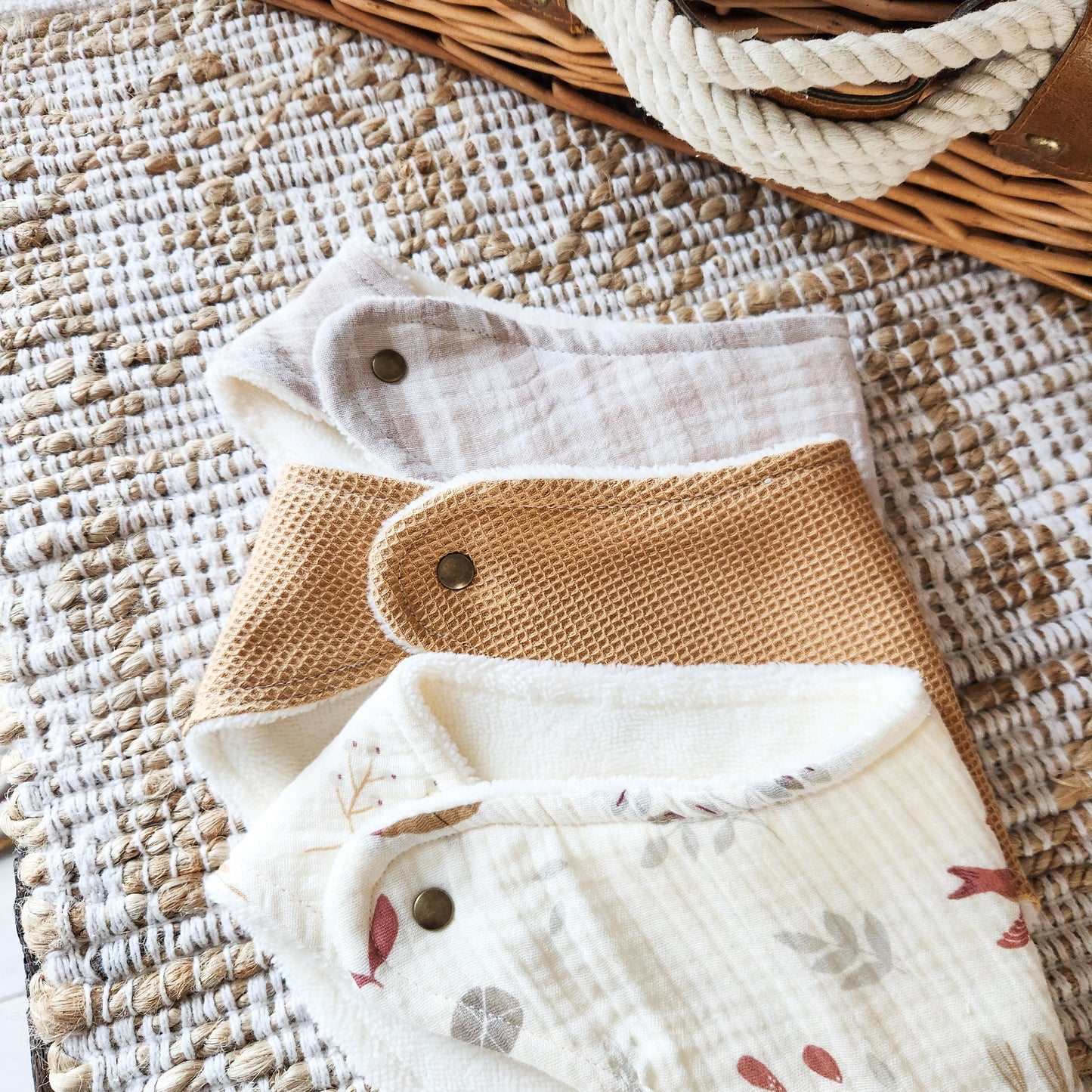 Bavoirs/Bandanas Lot de 3