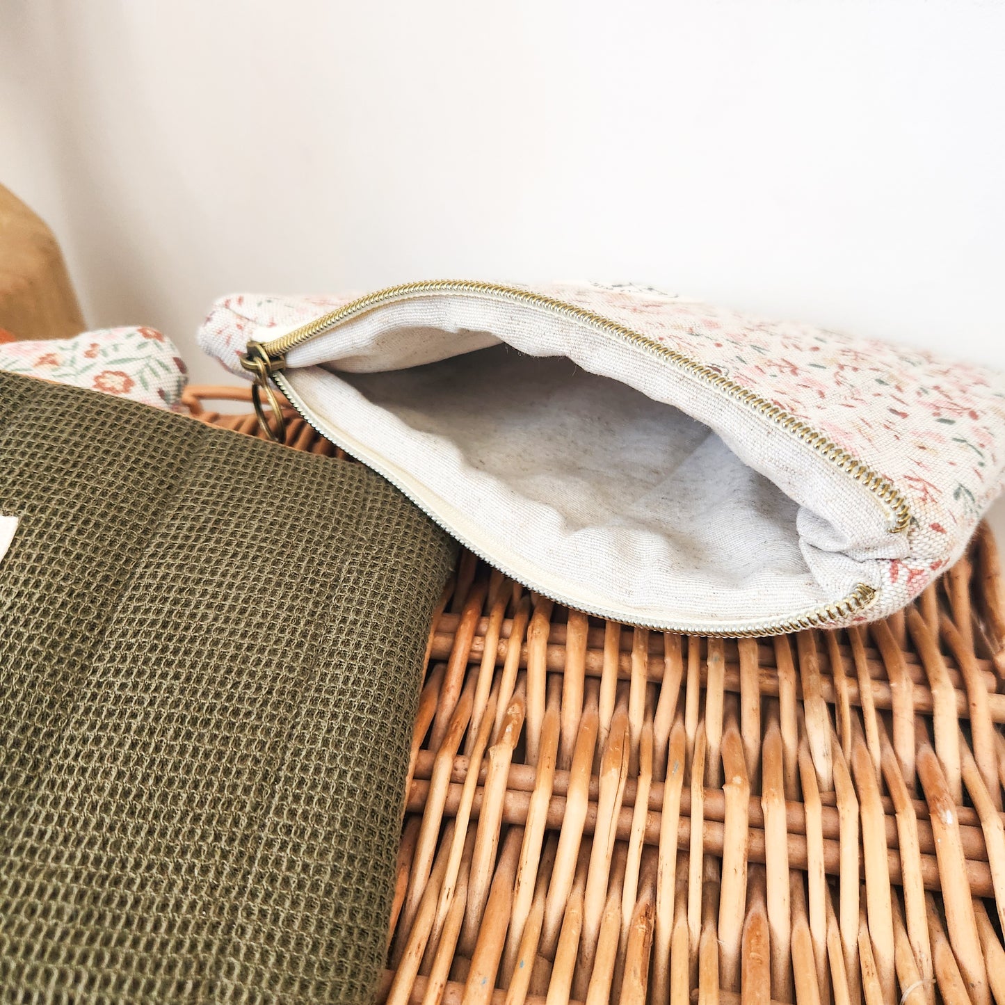 Pochette S Coton Louise / Ecru