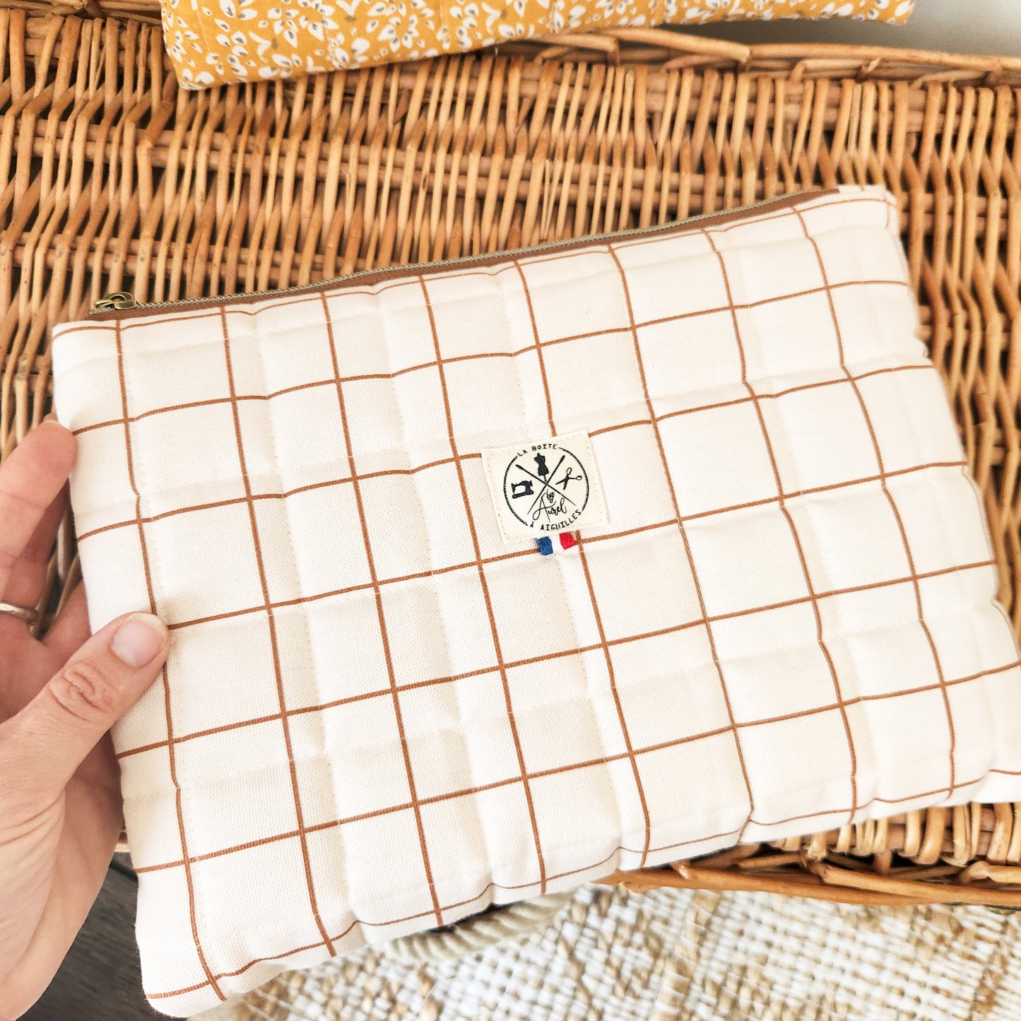 Pochette M Alix / déperlant Ecru