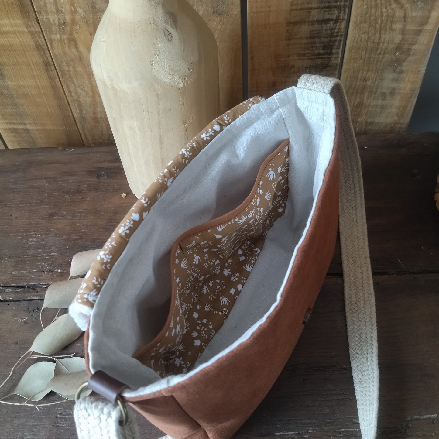Sac Bandoulière Teddy Moka