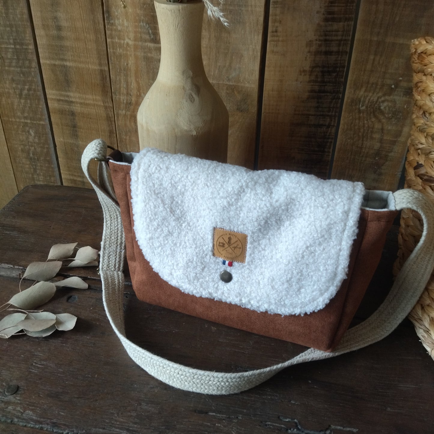 Sac Bandoulière Teddy Moka