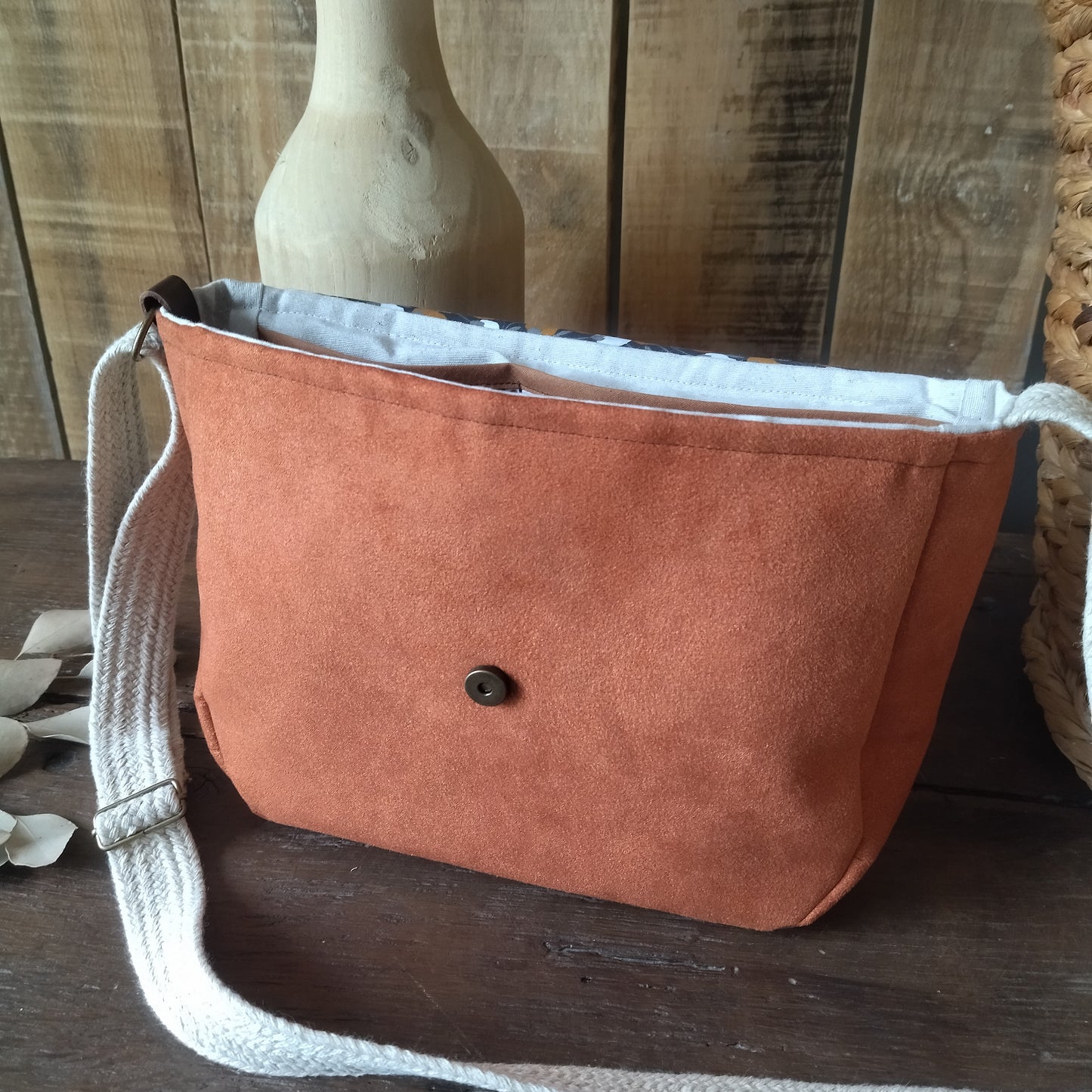 Sac Bandoulière Teddy Rouille