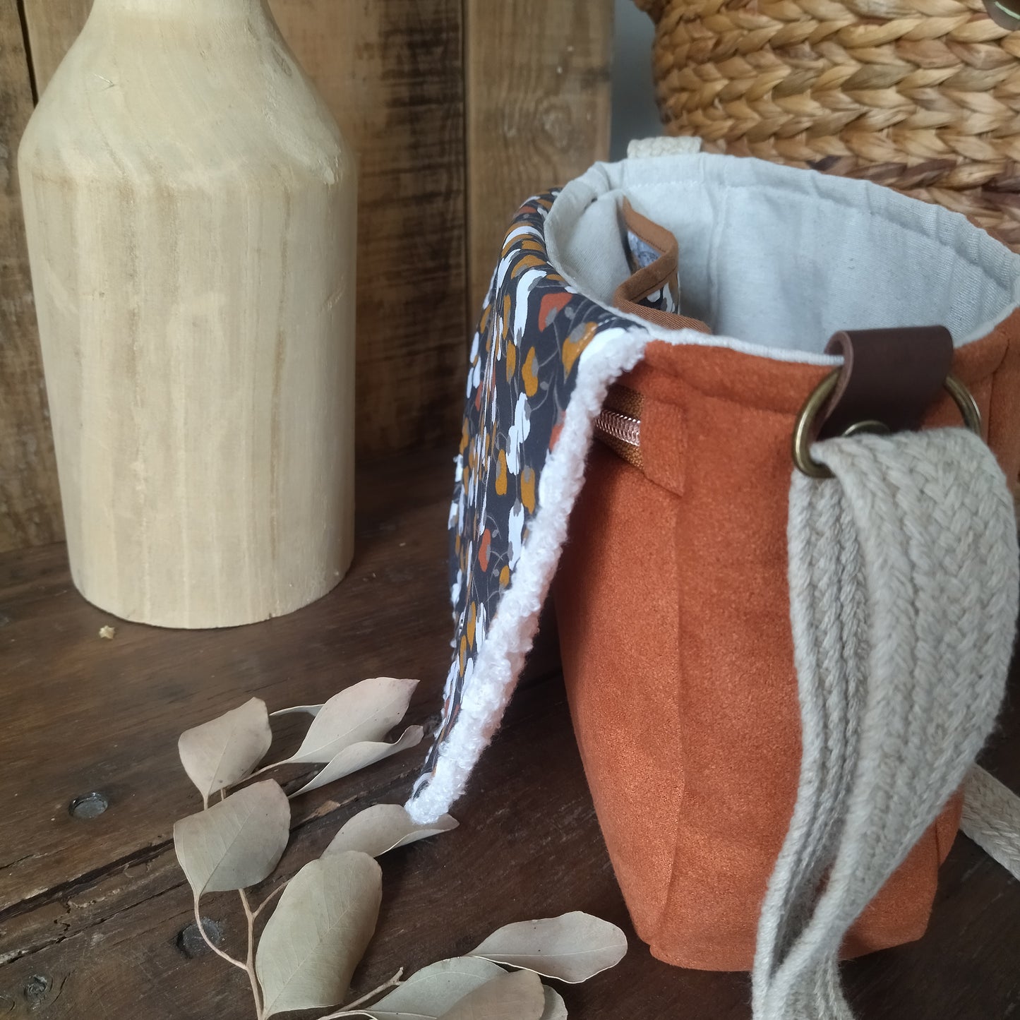 Sac Bandoulière Teddy Rouille