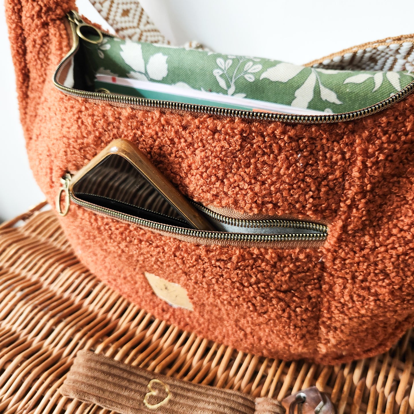 Sac Demi Lune M - Teddy