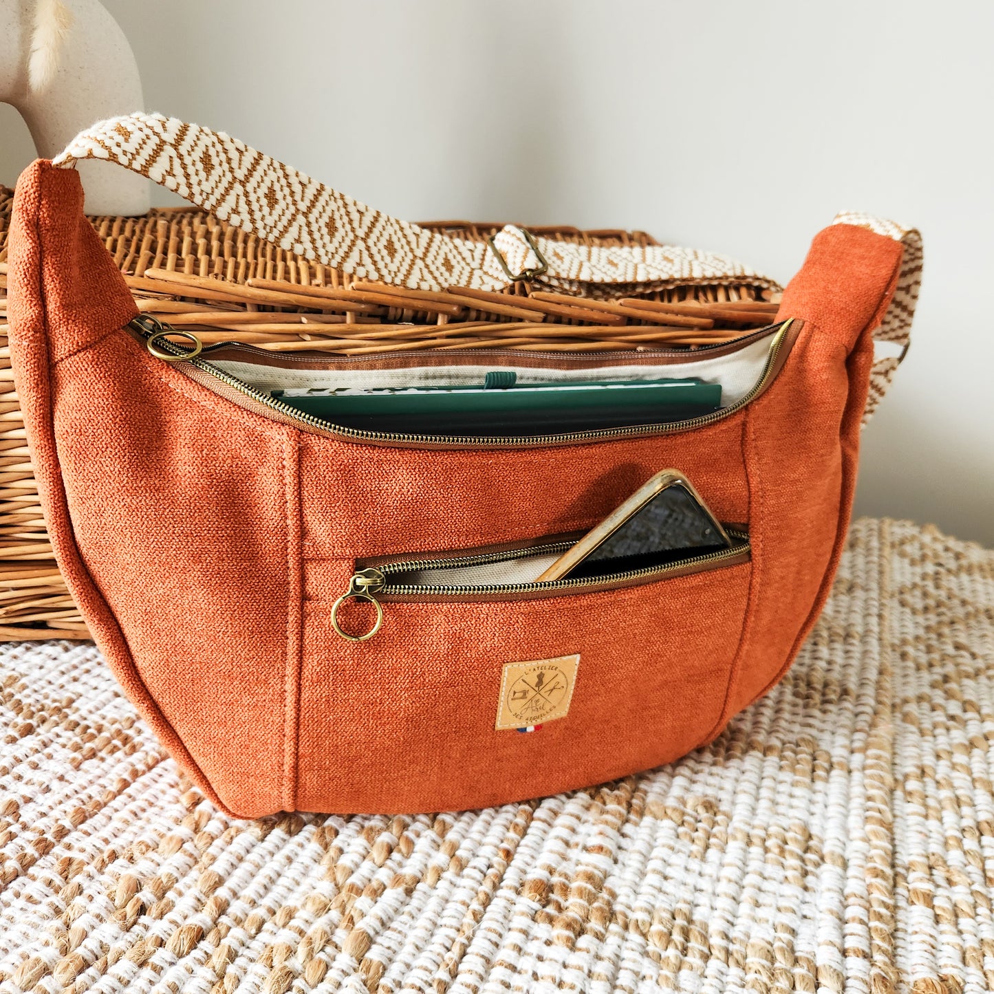 Sac Demi Lune M - Lisse