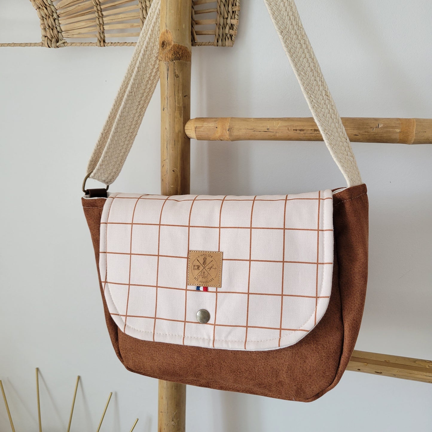 Sac Bandoulière "Carreaux"