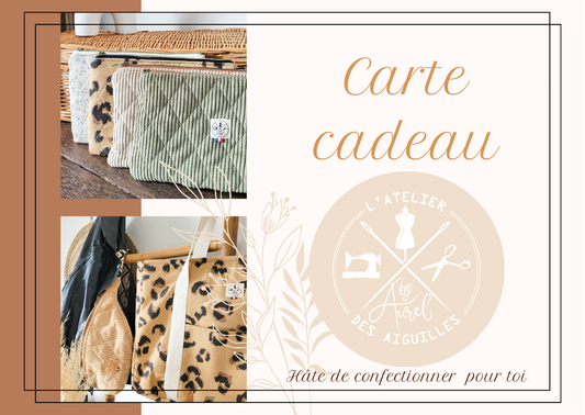 Carte Cadeau L'Atelier des Aiguilles