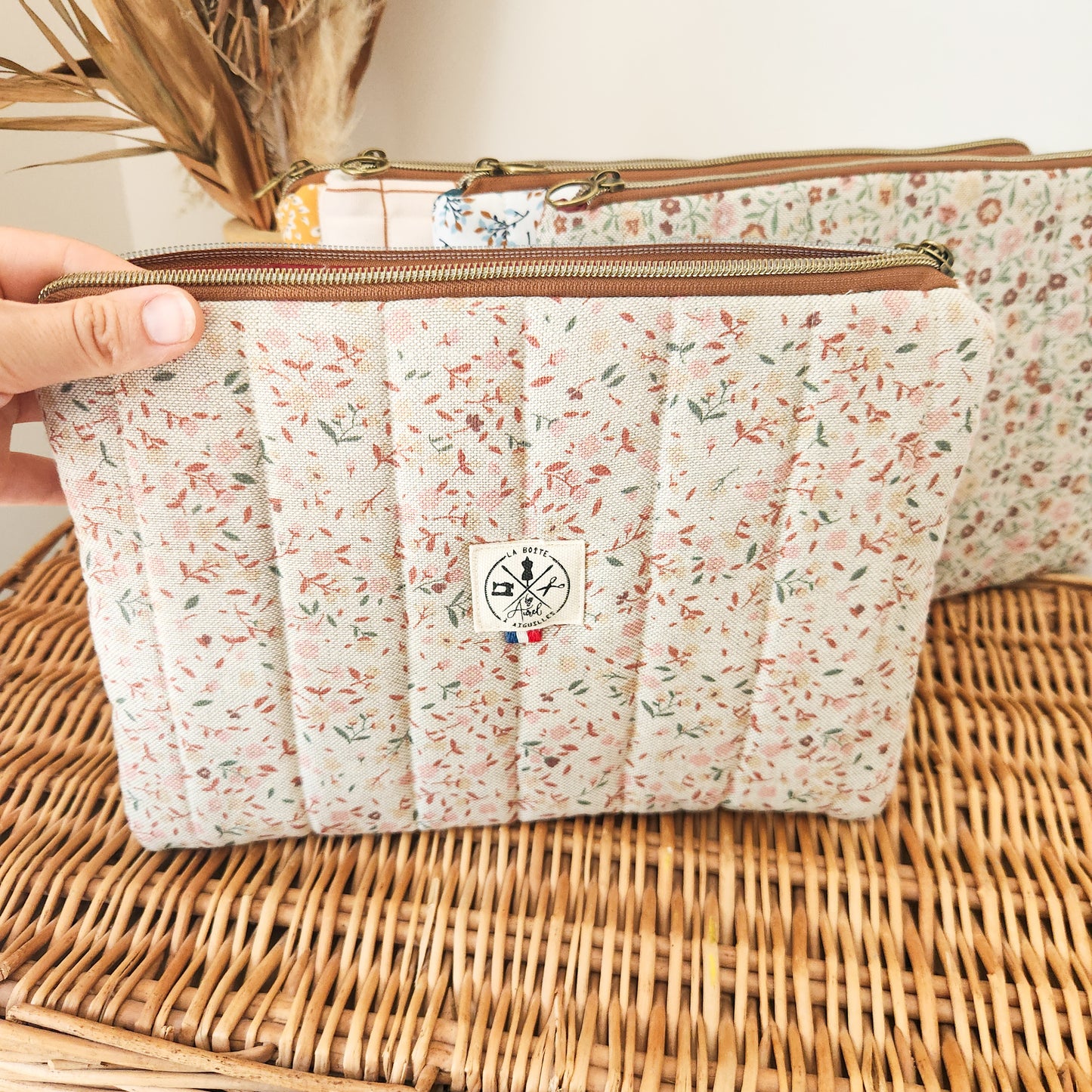 Pochette M Louise/ déperlant Bordeaux