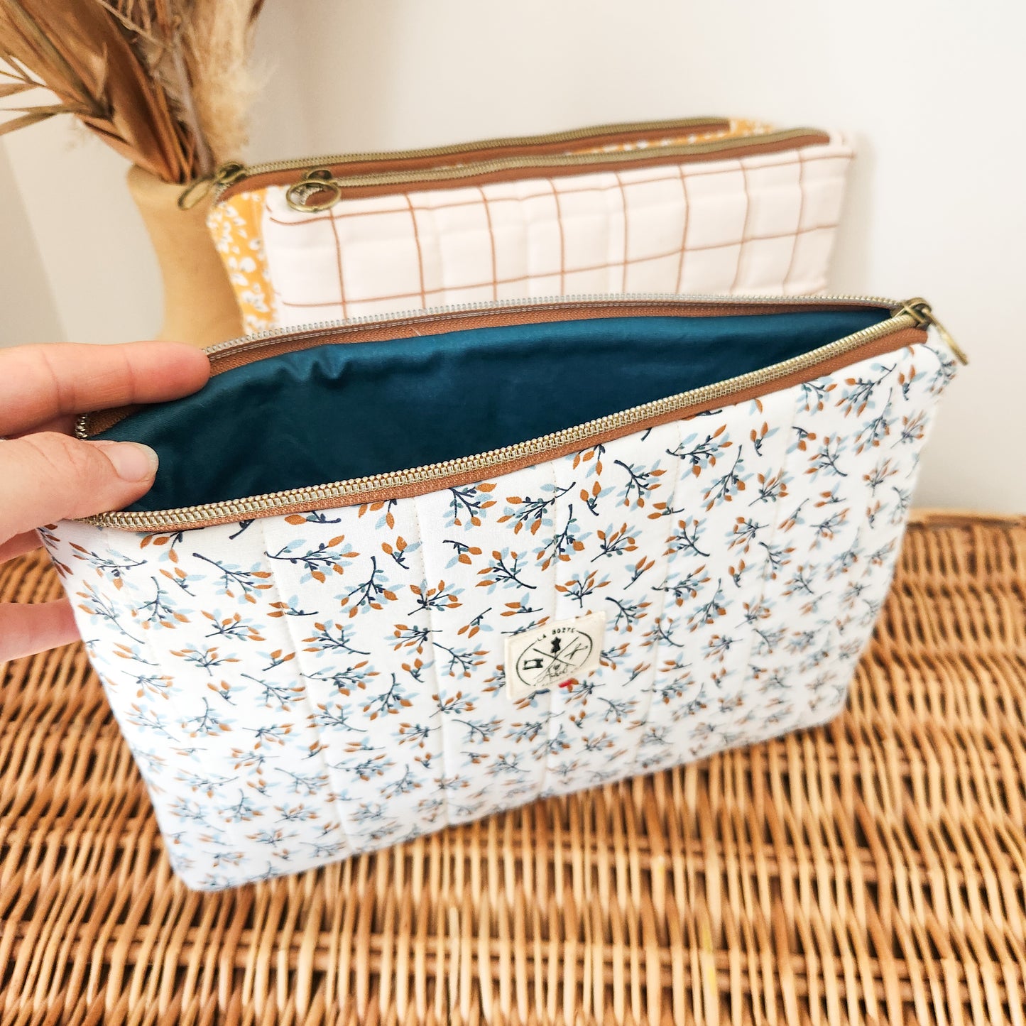 Pochette M Lola / déperlant Bleu