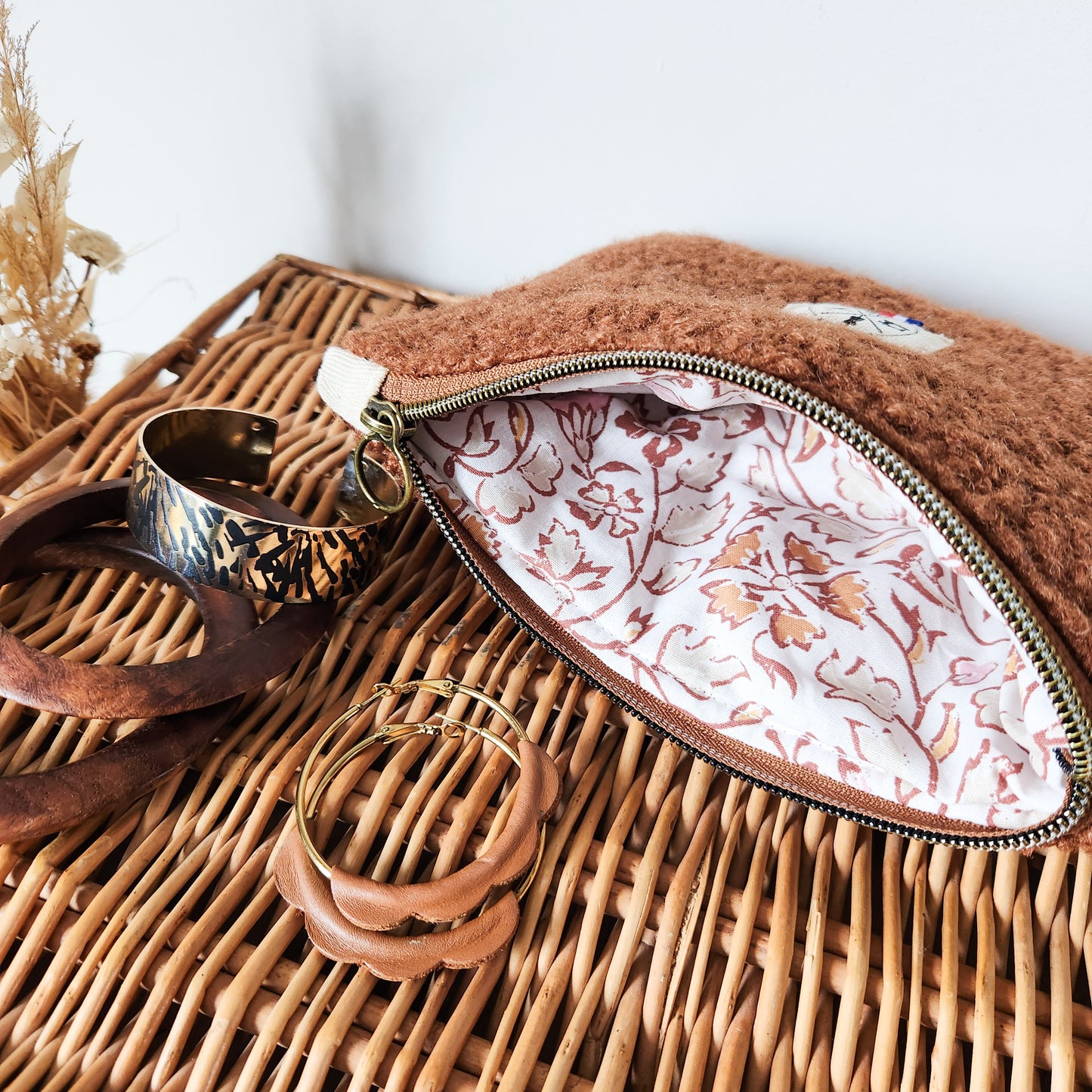 Pochette Plate S Teddy Toffee