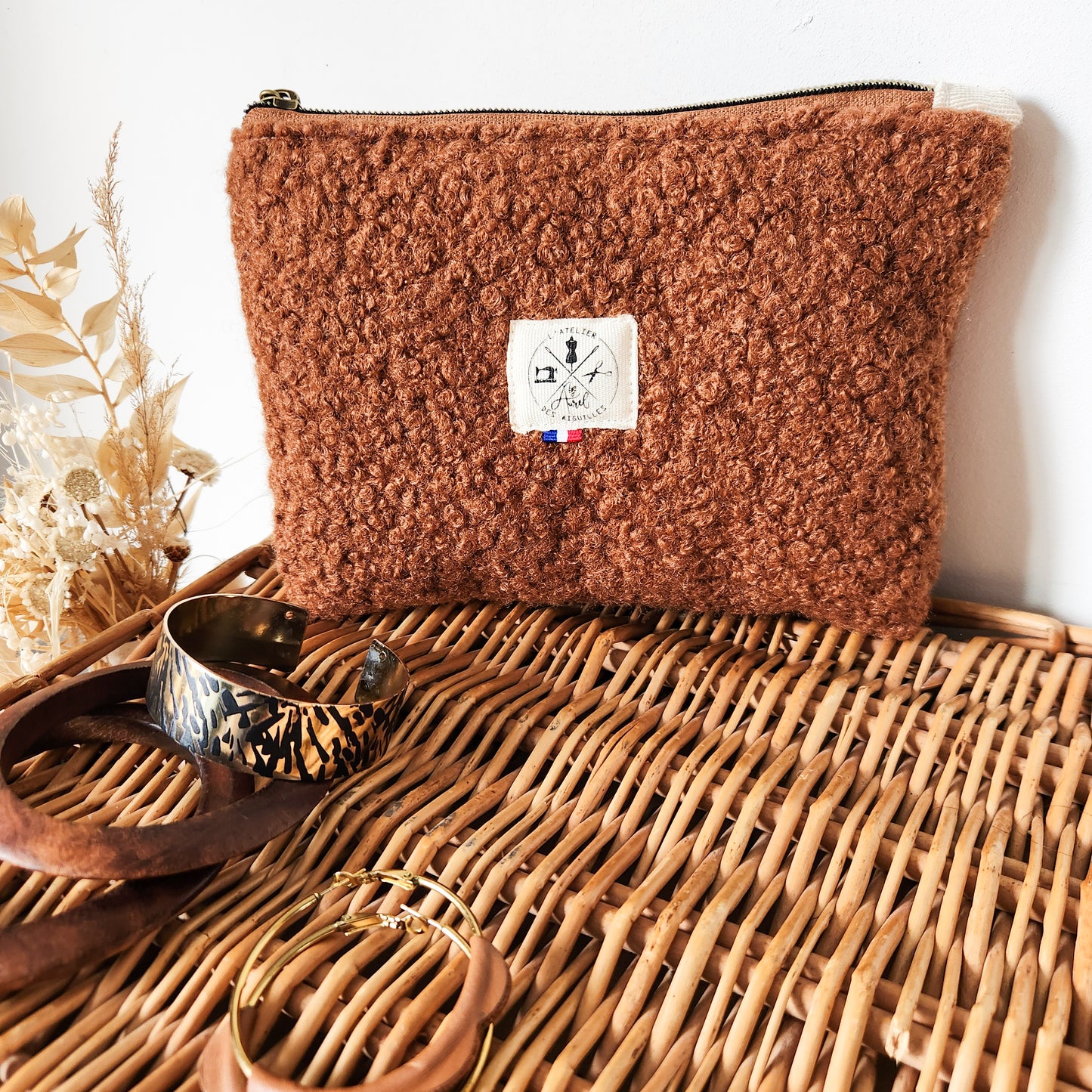 Pochette Plate S Teddy Toffee