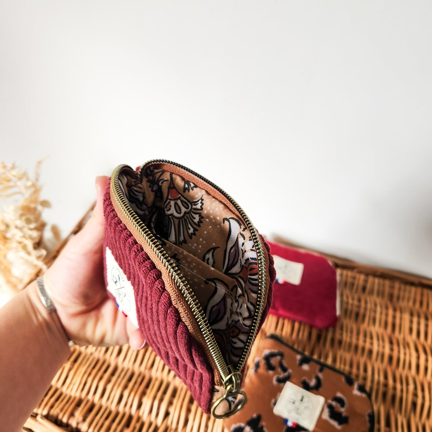 Porte Monnaie "Passe partout" Velours - personnalisation