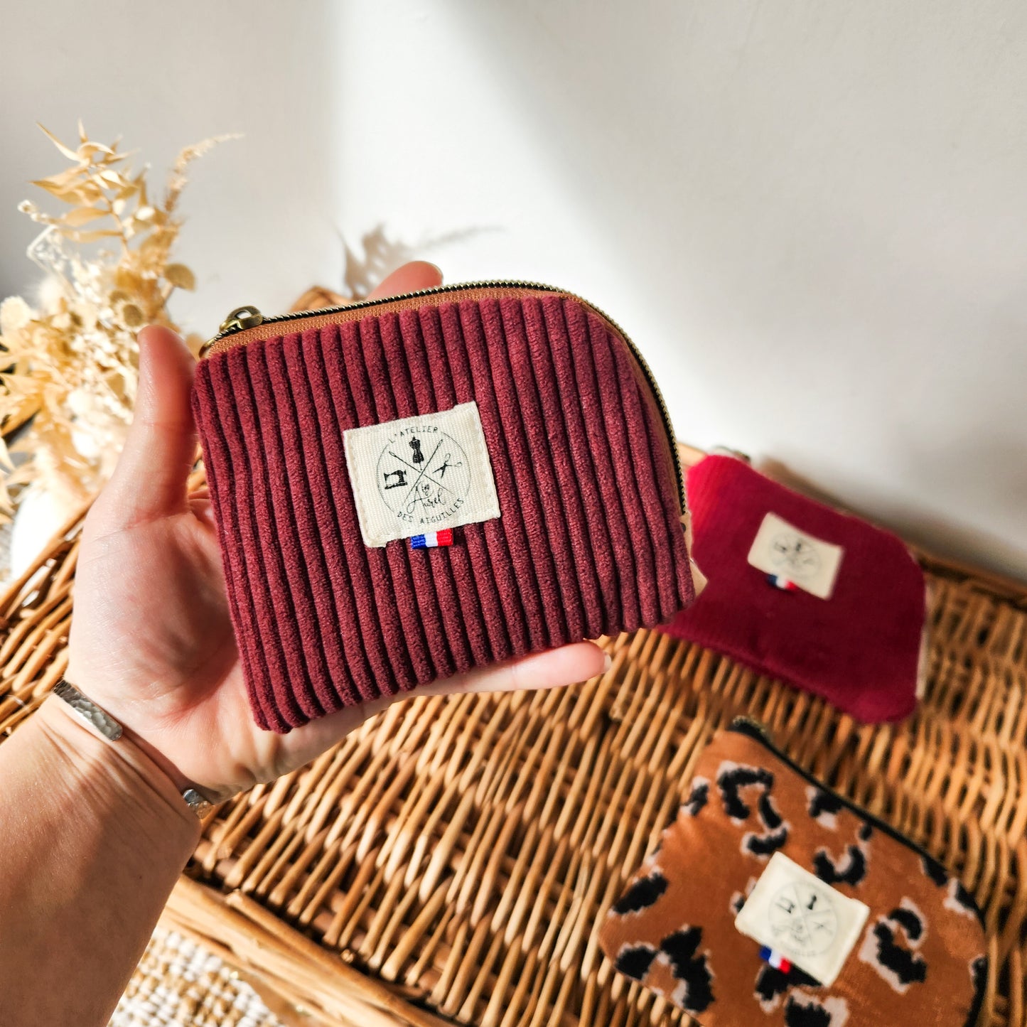 Porte Monnaie "Passe partout" Velours - personnalisation