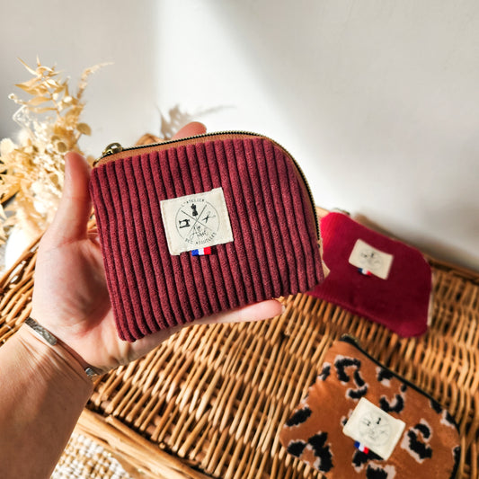 Porte Monnaie "Passe partout" Velours - personnalisation