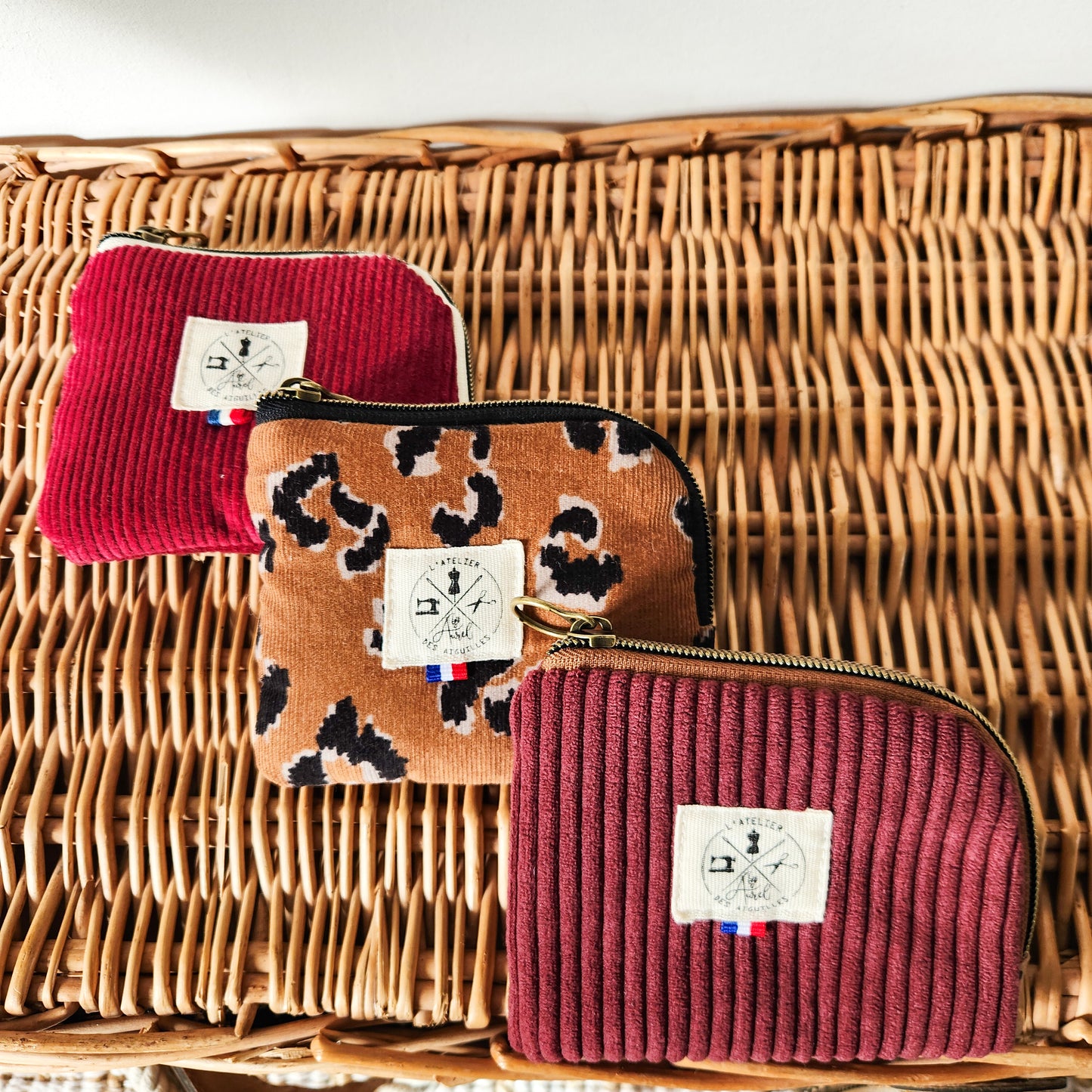 Porte Monnaie "Passe partout" Velours - personnalisation