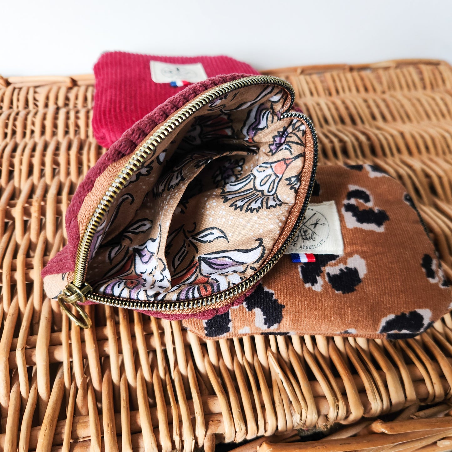 Porte Monnaie "Passe partout" Velours - personnalisation