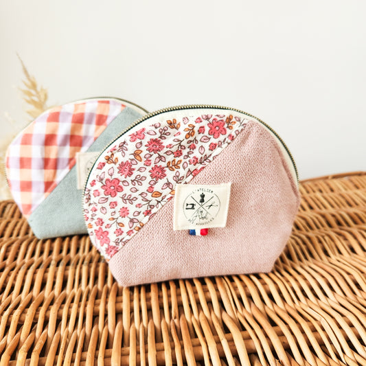 Porte Monnaie "Coquillage" - Lisse Angle à Motifs- Personnalisation