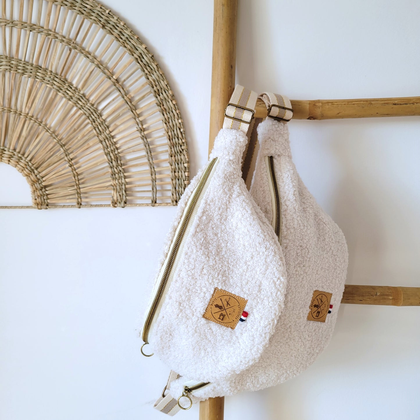 Sac Banane Teddy Ecru