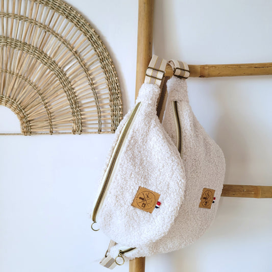 Sac Banane Teddy Ecru