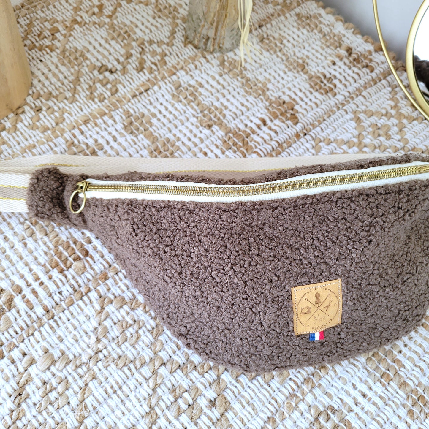 Sac Banane Teddy Marron
