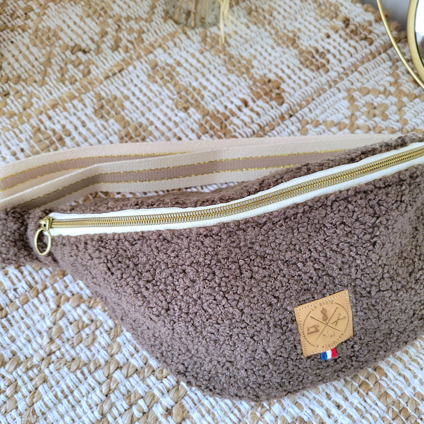 Sac Banane Teddy Marron