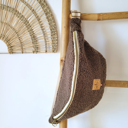 Sac Banane Teddy Marron