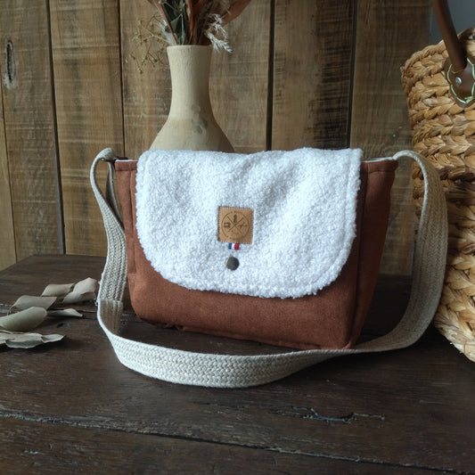 Sac Bandoulière Teddy Moka