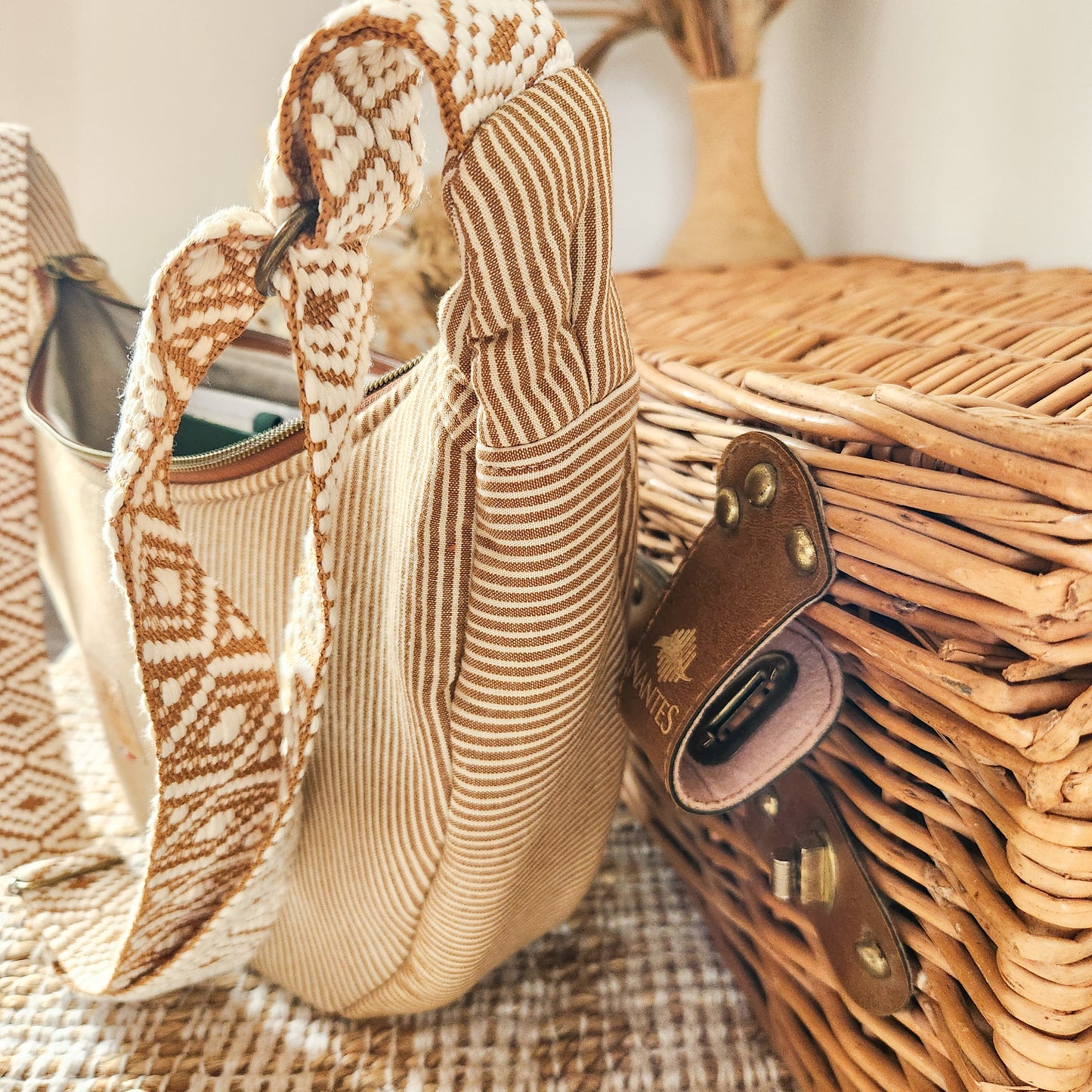 Sac Demi Lune M - à Motifs