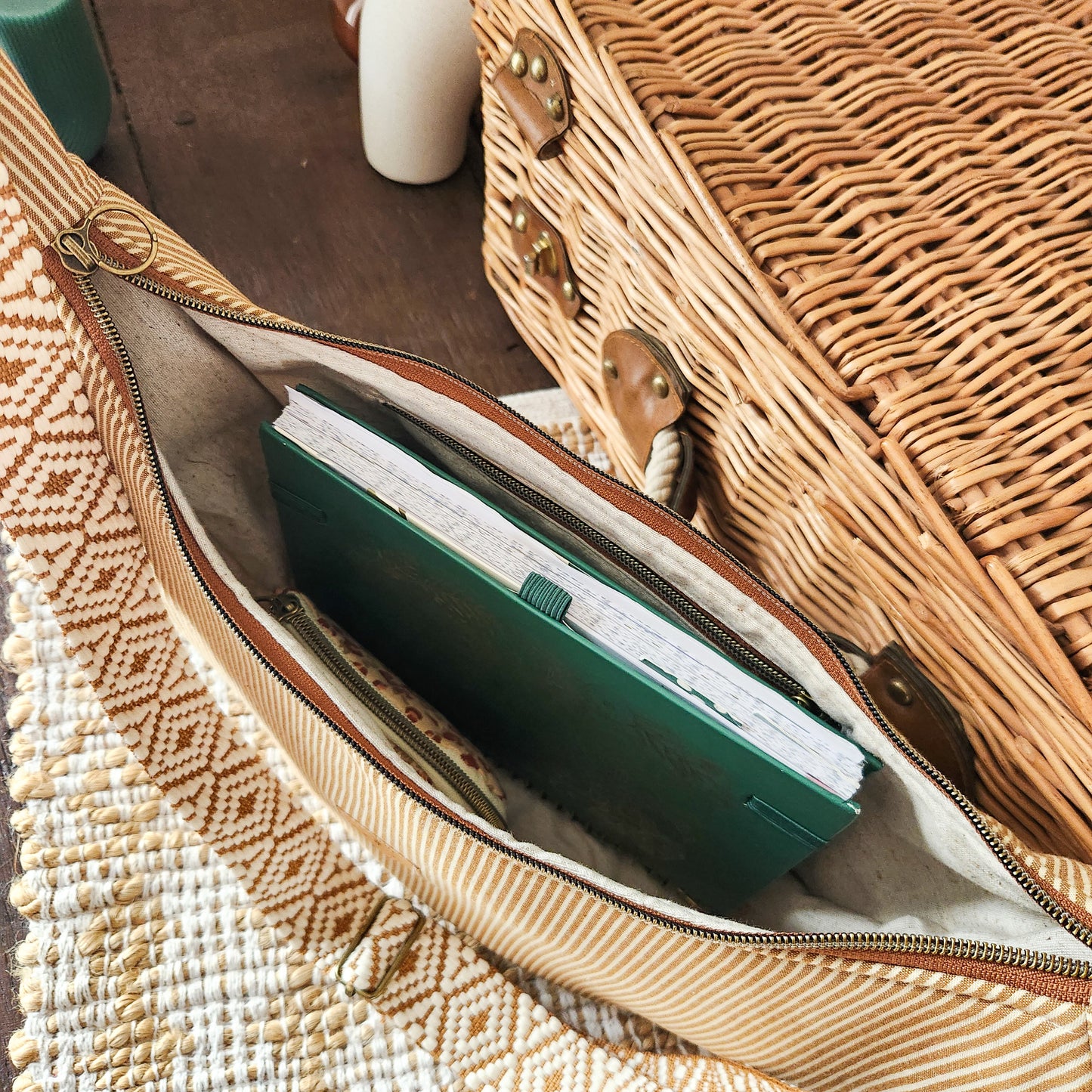 Sac Demi Lune M - à Motifs