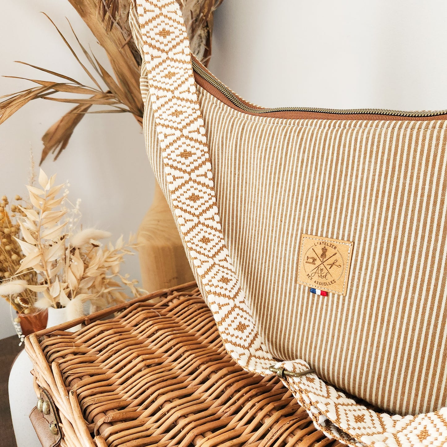 Sac Demi Lune M - à Motifs