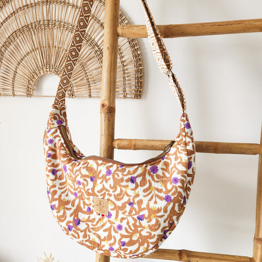 Sac Demi Lune M - à Motifs