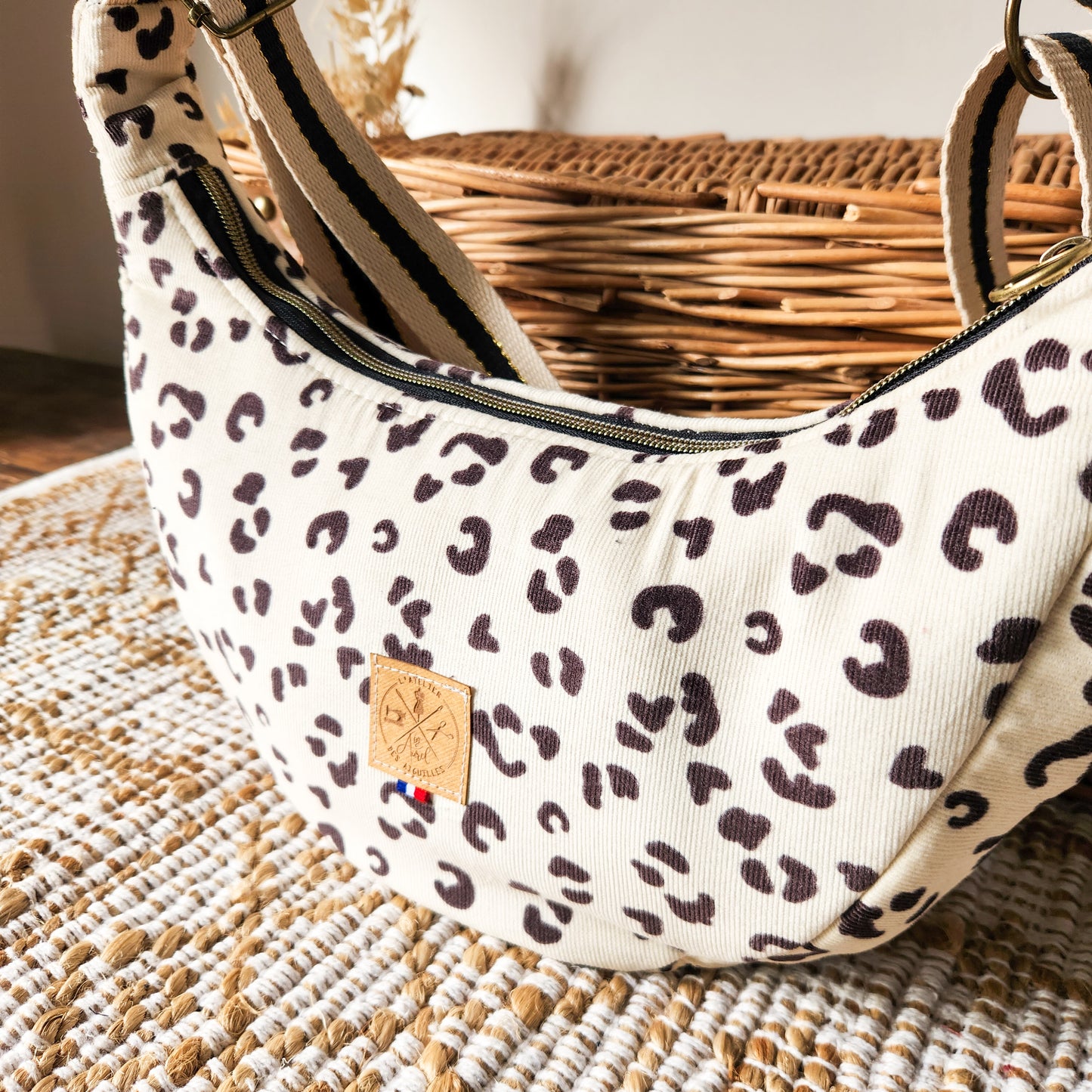 SAC DEMI LUNE S - Velours