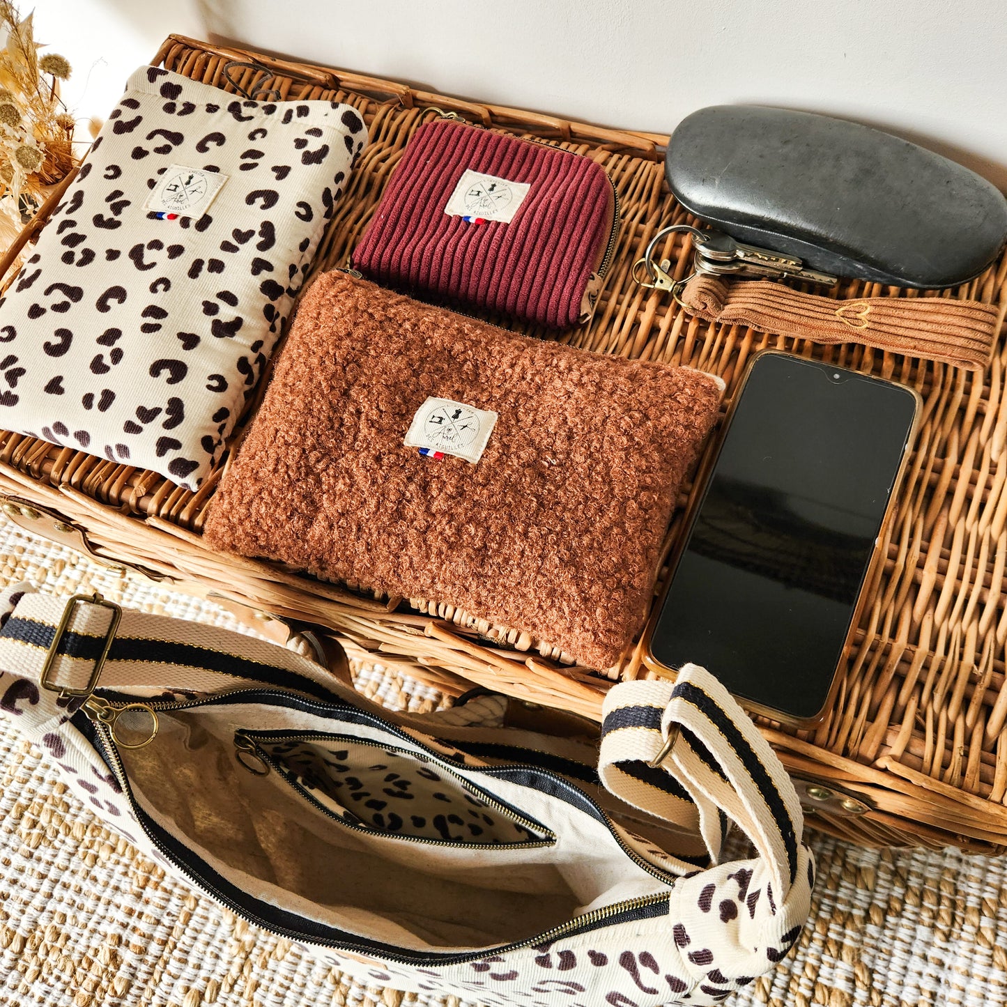 SAC DEMI LUNE S - Velours