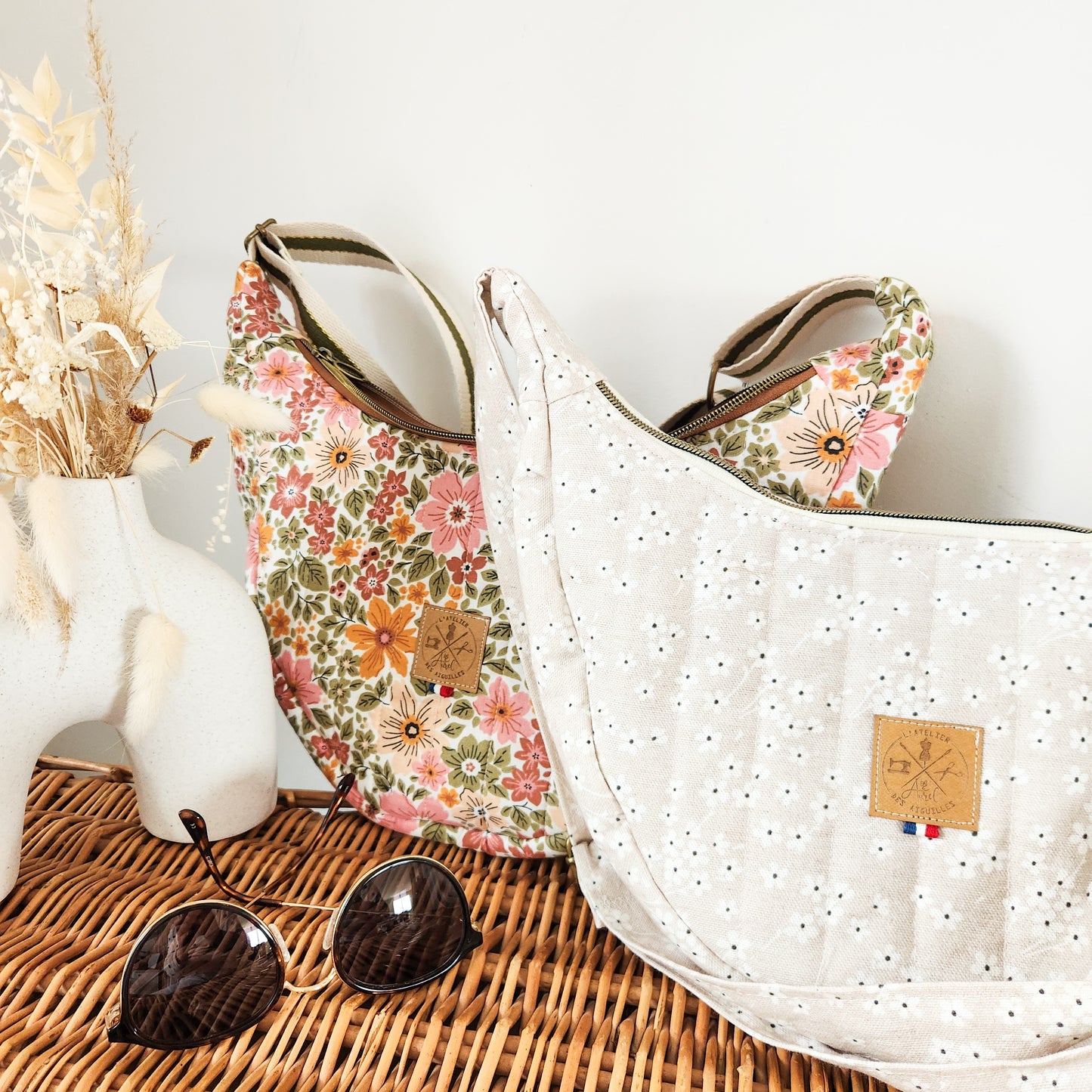 SAC DEMI LUNE S - à Motifs