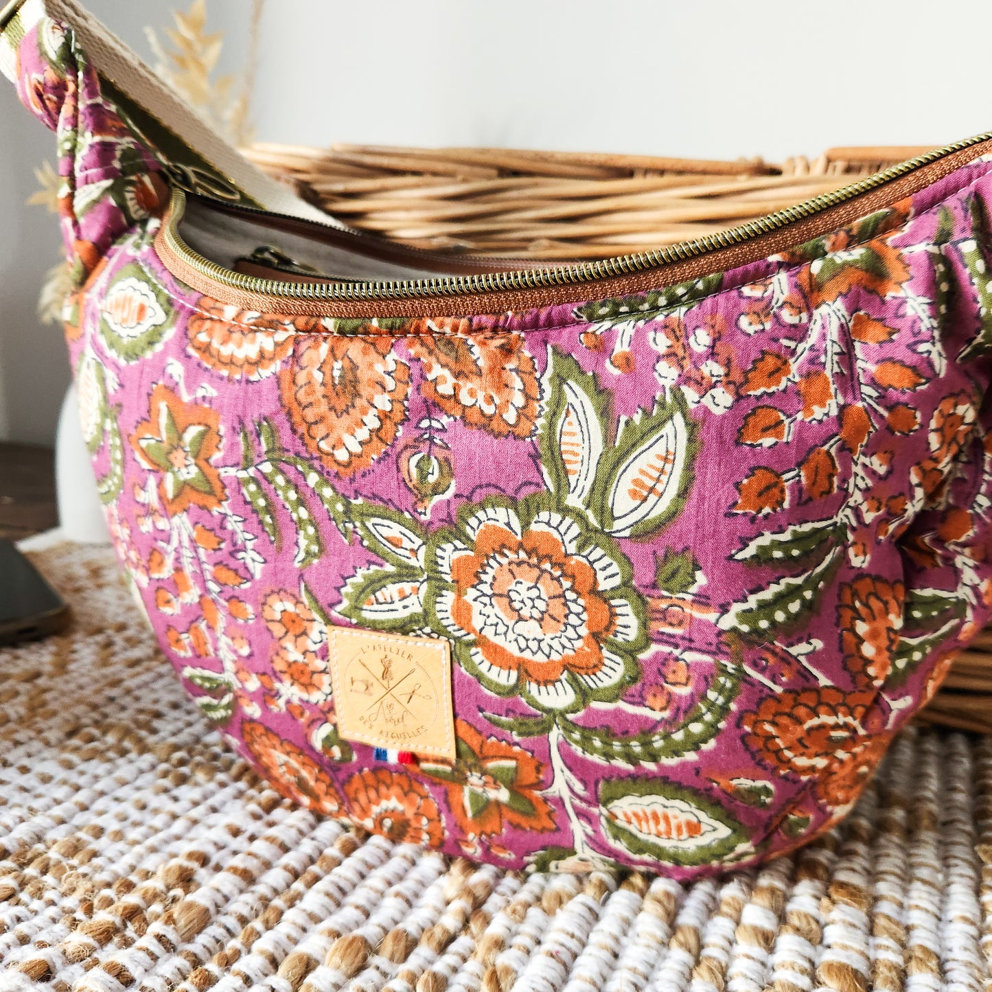 SAC DEMI LUNE S - à Motifs