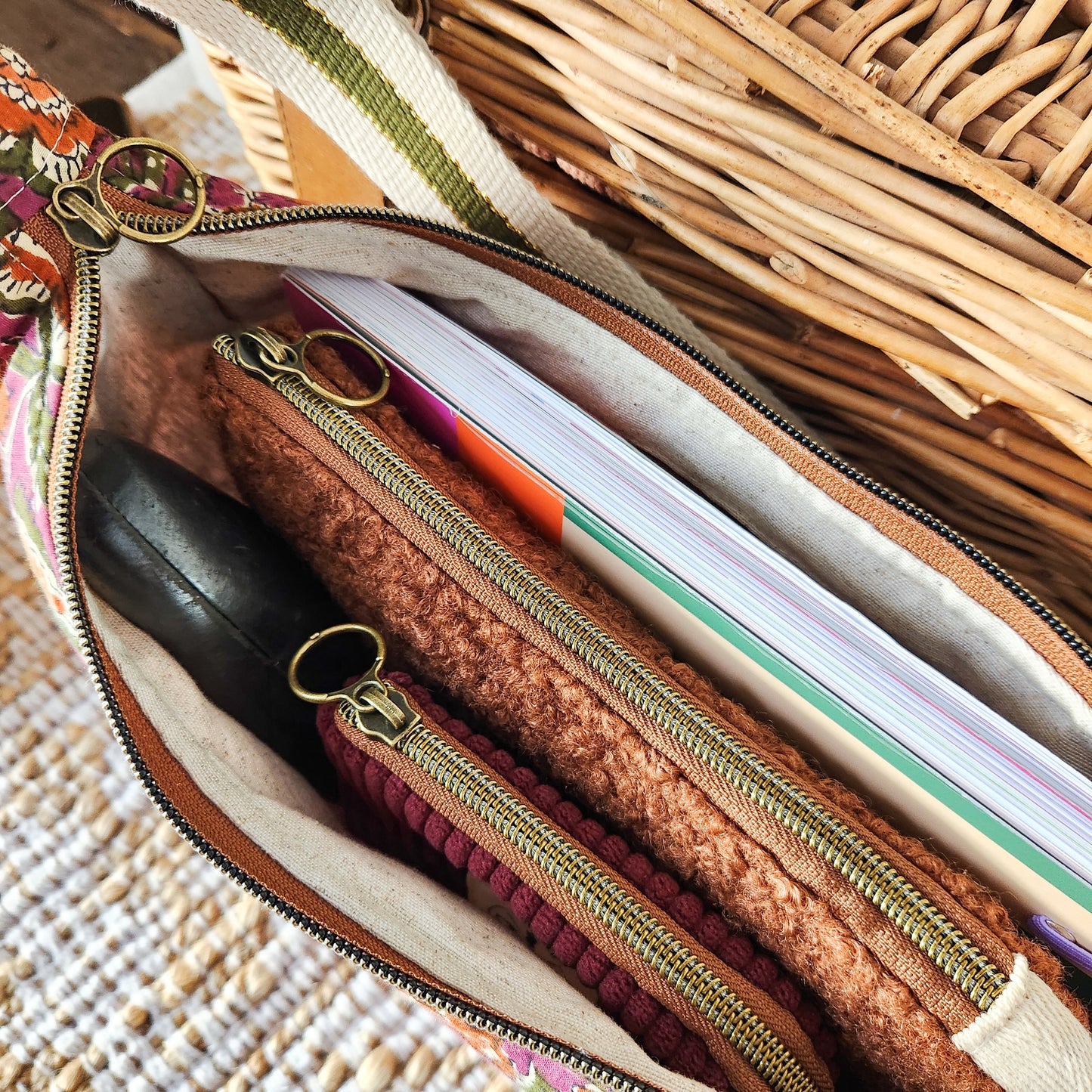 SAC DEMI LUNE S - à Motifs