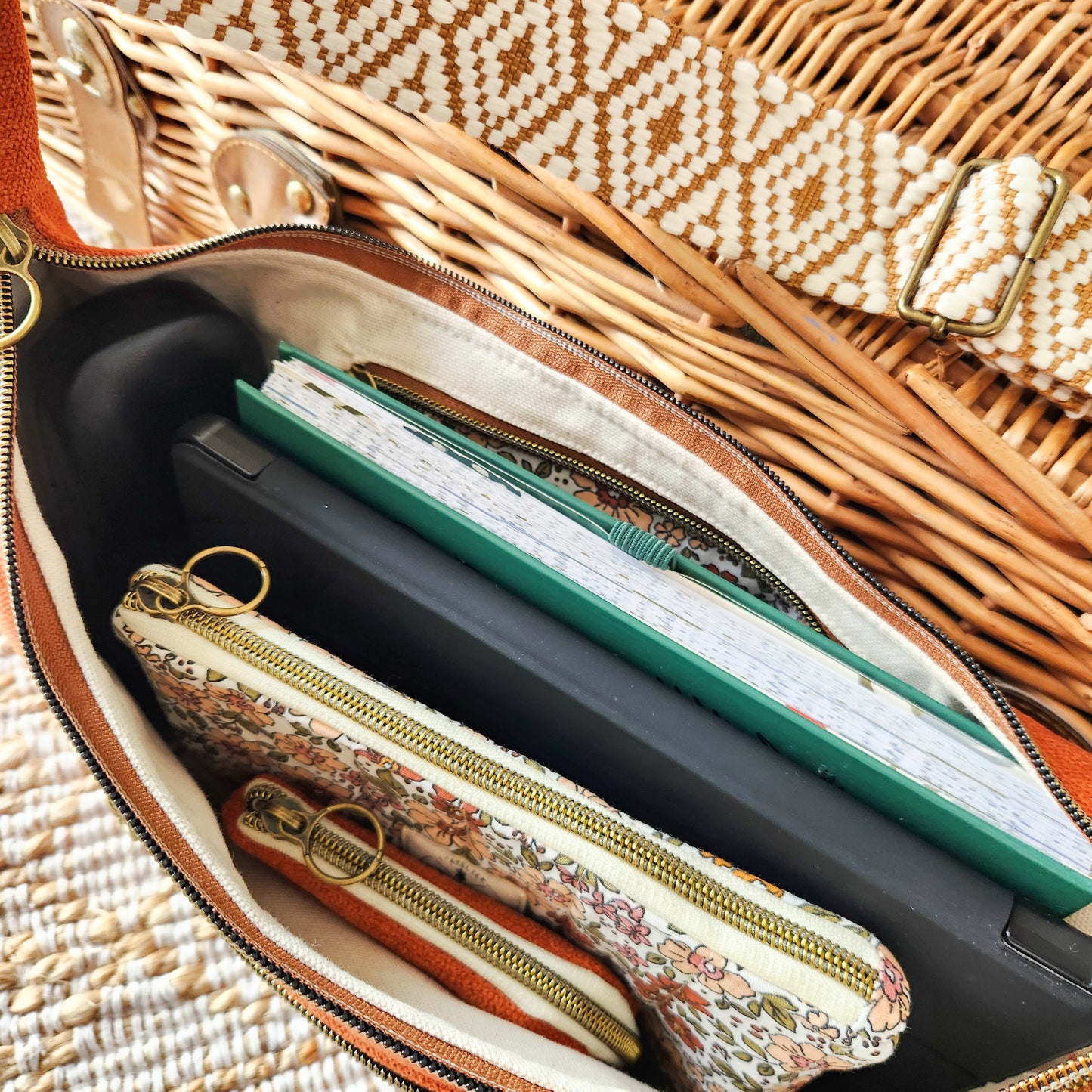 Sac Demi Lune M - à Motifs