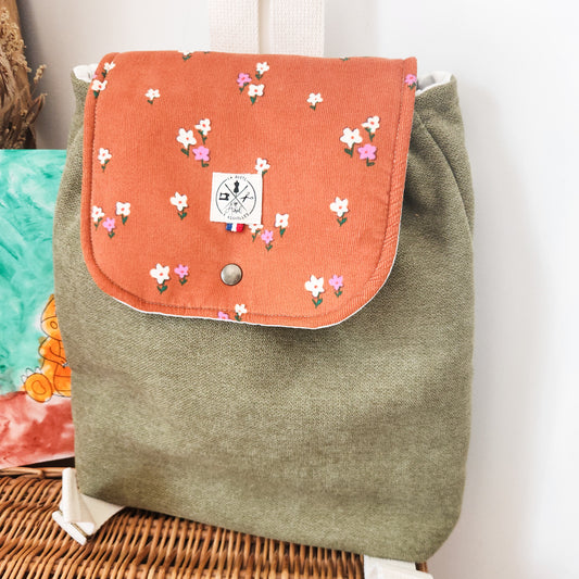 Mon premier "Sac à Dos" Flower pop