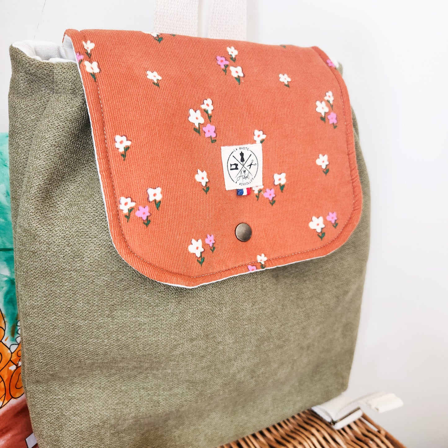 Mon premier "Sac à Dos" Flower pop