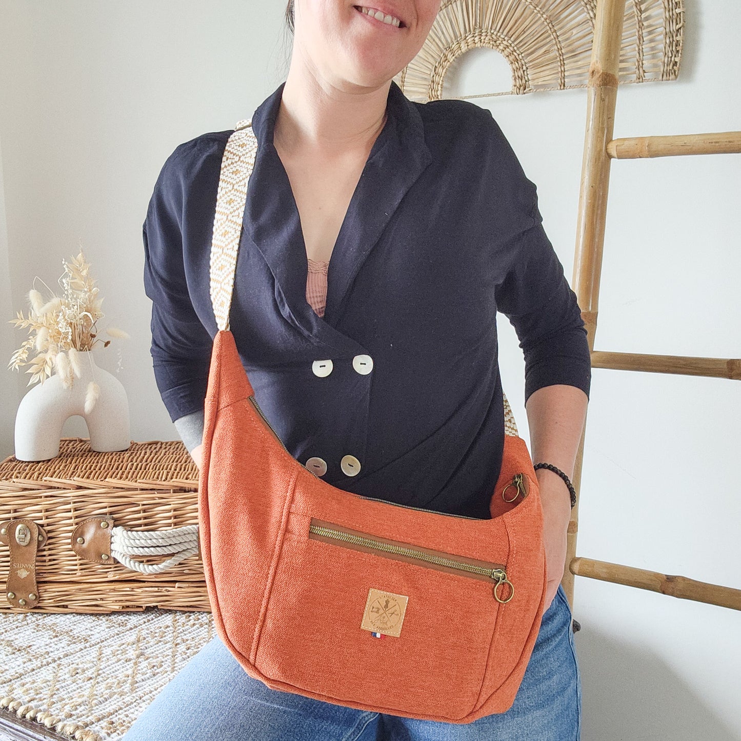 Sac Demi Lune M - Lisse