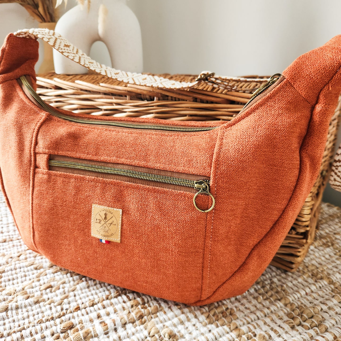 Sac Demi Lune M - Lisse