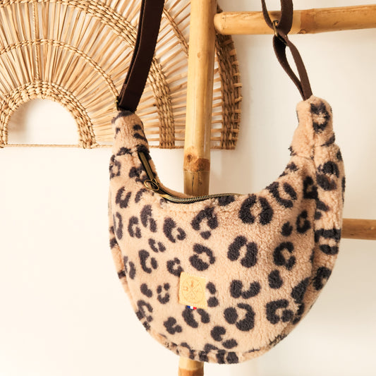 SAC DEMI LUNE S - Teddy Léopard